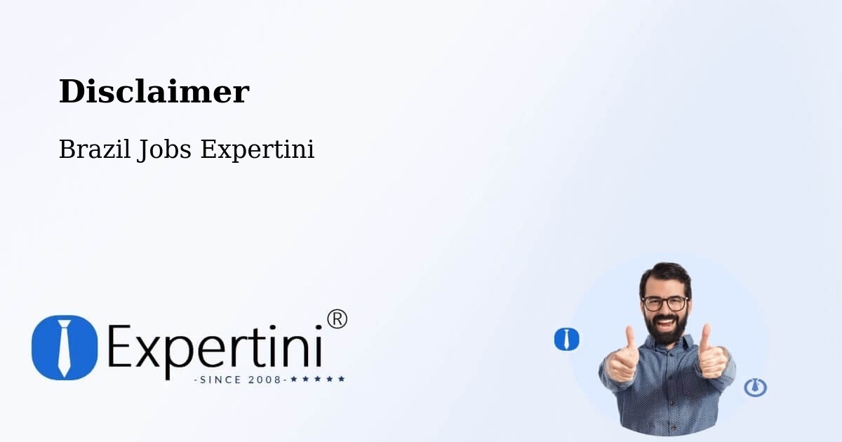 Disclaimer – Natal - Brazil Jobs Expertini